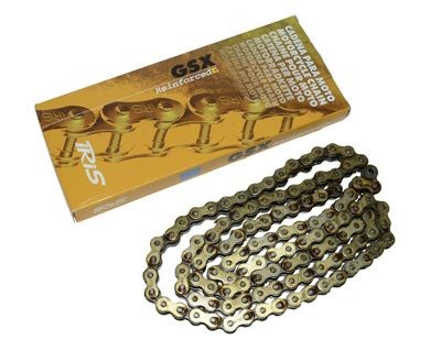 ketting 420, 114 schakels Iris Goud